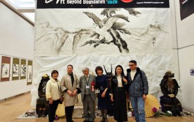 东京国立新美术馆展出 吴欐樱与小林东云共筑艺术桥梁
